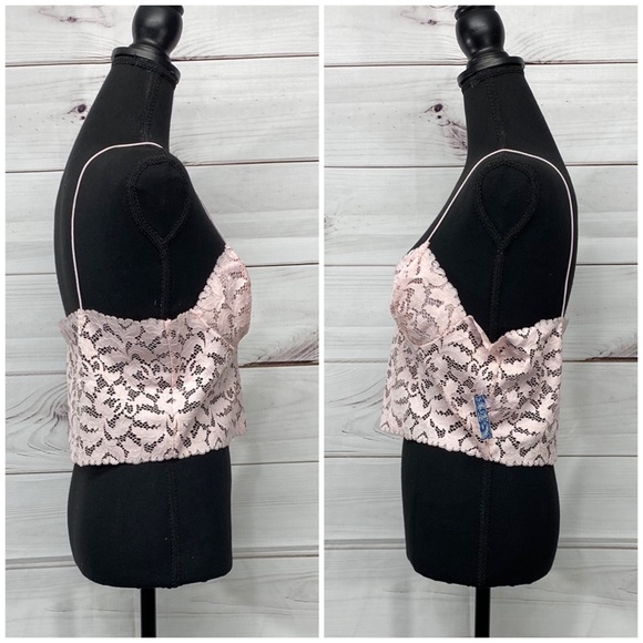 NWT Intimately Free People Sheer Lace Bralette - Picture 4 of 6